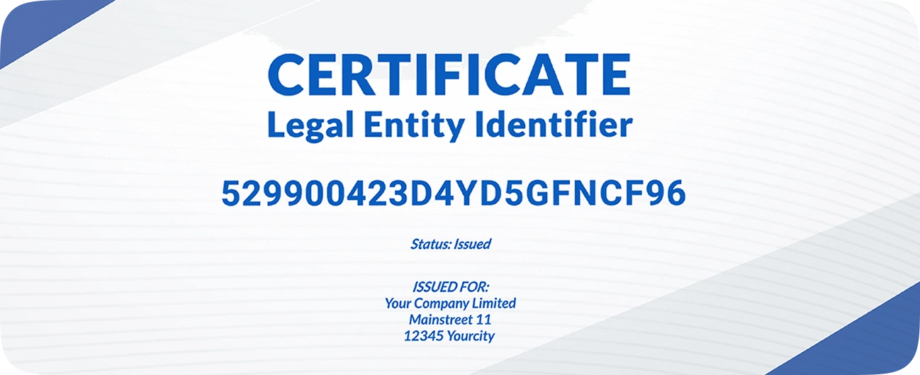 LEI Certificate